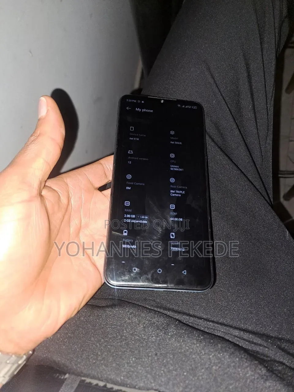 New Itel S18 64 GB Black