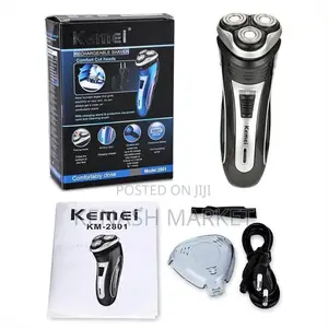 Kemei Rechargeable Electric Shaver Trimer የፂም መላጫ