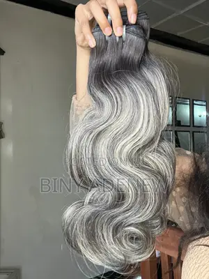 በኦርጅናሉ Human Hair Ash Brown 18 Inch