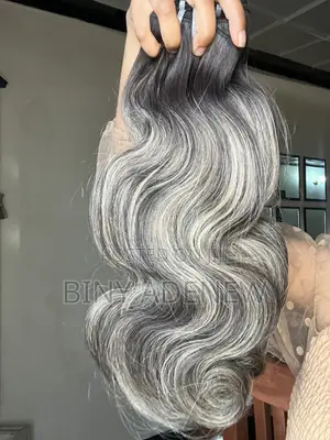 በኦርጅናሉ Human Hair Ash Brown 18 Inch