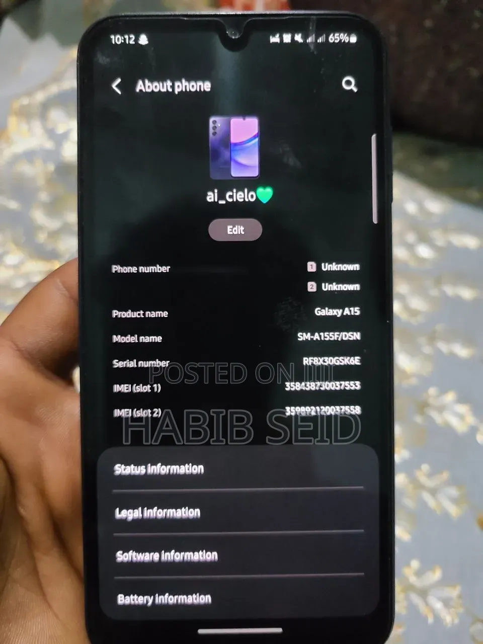 Samsung Galaxy A15 128 GB Blue