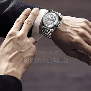 ONTHEEDGE Fashion Mens Watches Quartz Watch