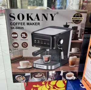 SOKANY Coffee Maker 20-Bar- SK-04025 – 850W Espresso Machine