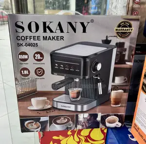 SOKANY Coffee Maker 20-Bar- SK-04025 – 850W Espresso Machine