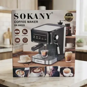 SOKANY Coffee Maker an 850W High-Power Motor, 20-Bar Pressure Pump,