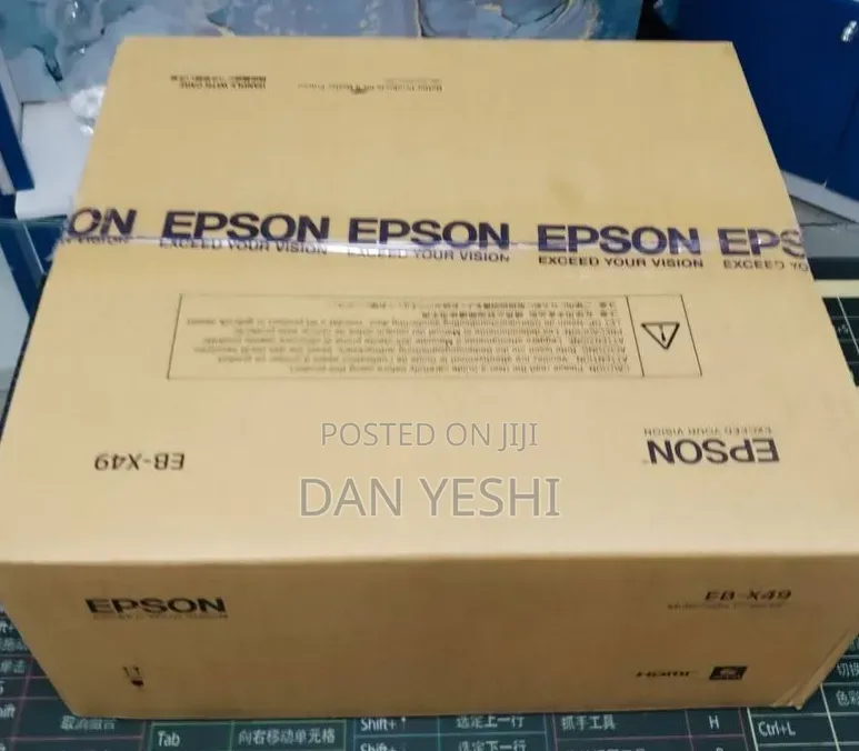 Brand New Epson Projector 
Model : EB-X49  
Techno