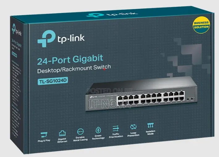 TL-SG1024D 24-Port Gigabit Desktop/Rackmount Switch