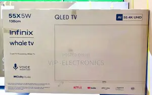 Infinix 55 Inch TV 4K UHD QLED Frameless Smart TV – Whale TV