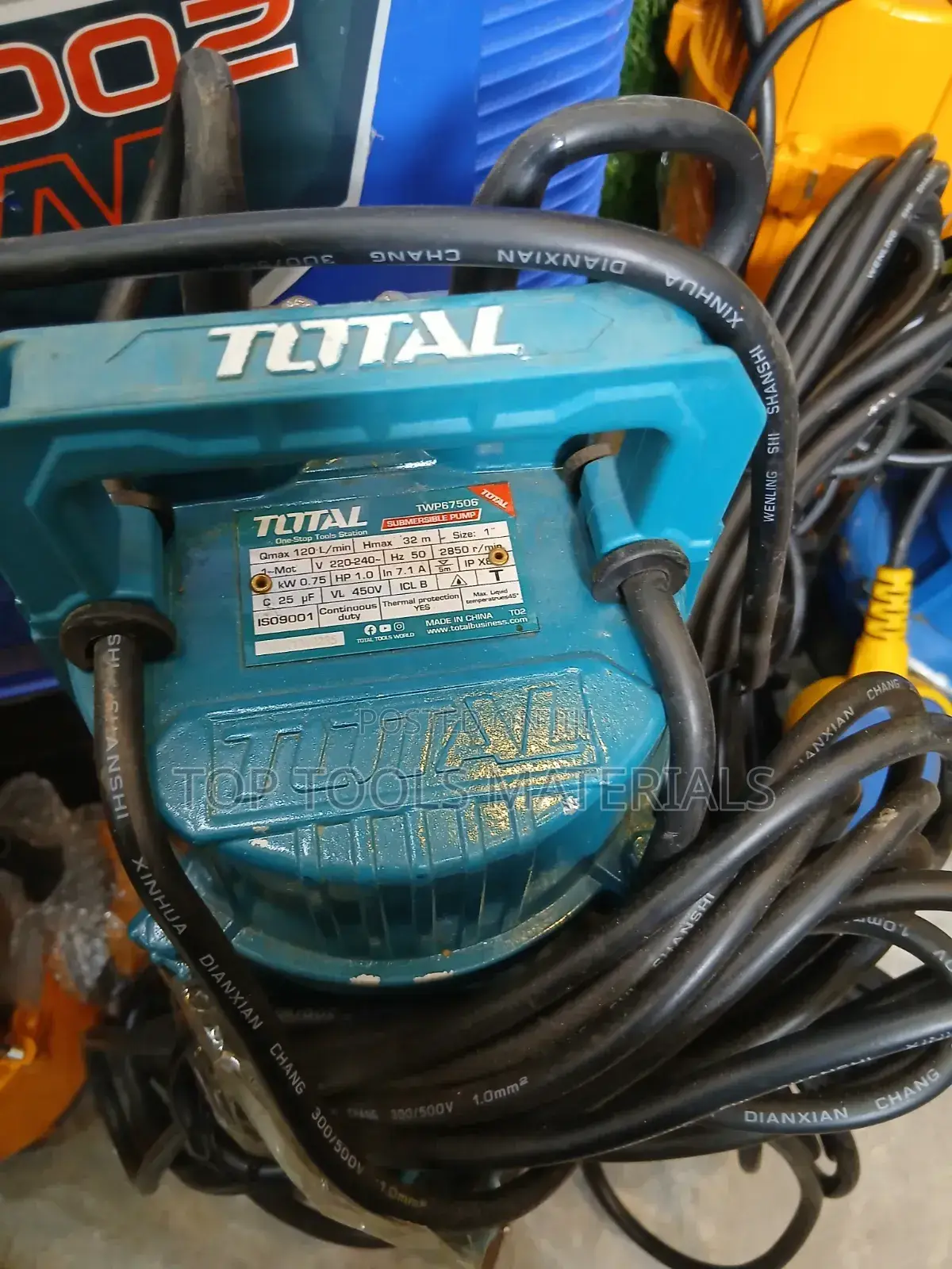 Total TWP67506 Is a 750W (1.0 HP) Submersible Clean Water Pump