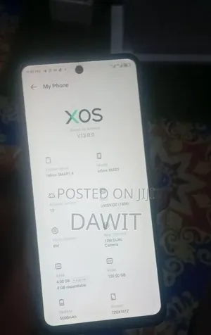New Infinix Smart 8 128 GB Black
