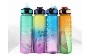 Motivational Water Bottle With Time Marker(1000ml)