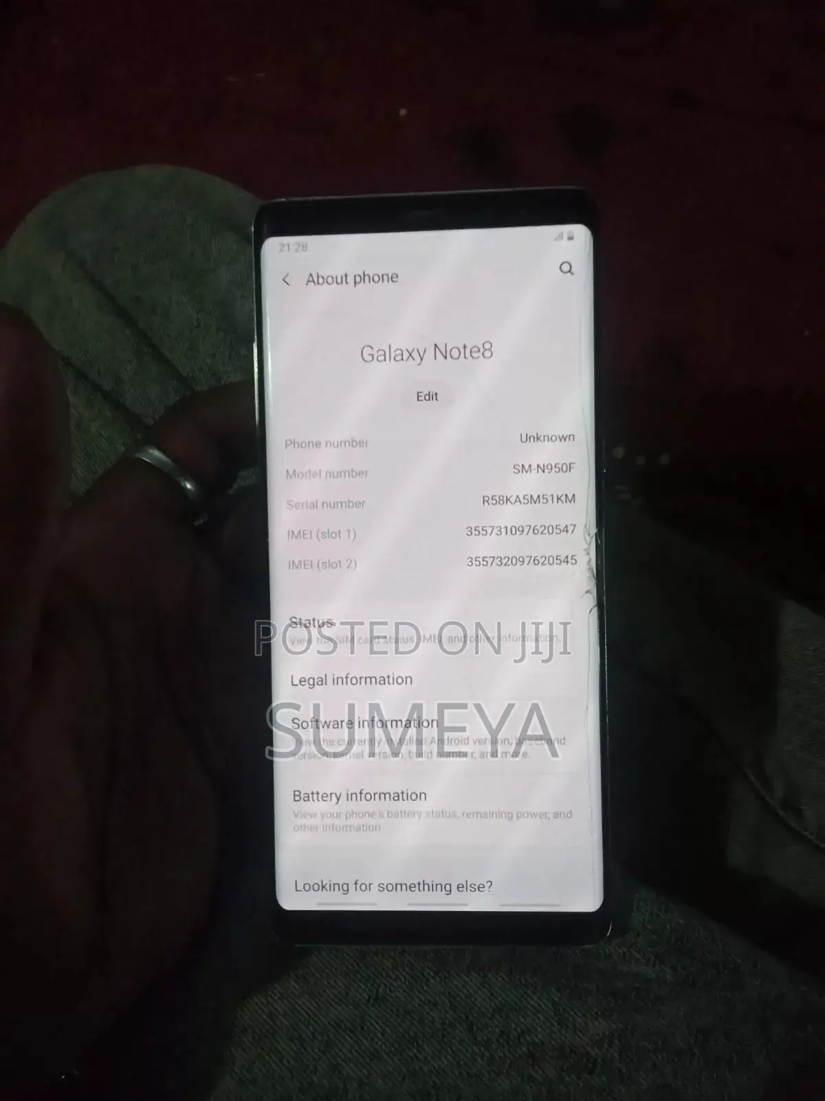 Samsung Galaxy Note 8 64 GB Gold