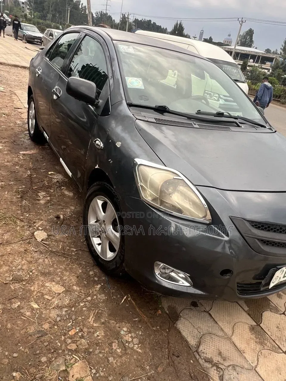 Toyota Yaris 2007 Matt Black