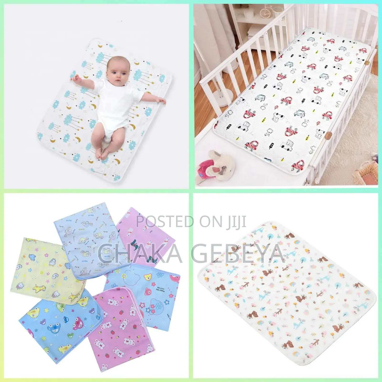 Waterproof Baby Urine Mat Cover (Reusable, Washable)