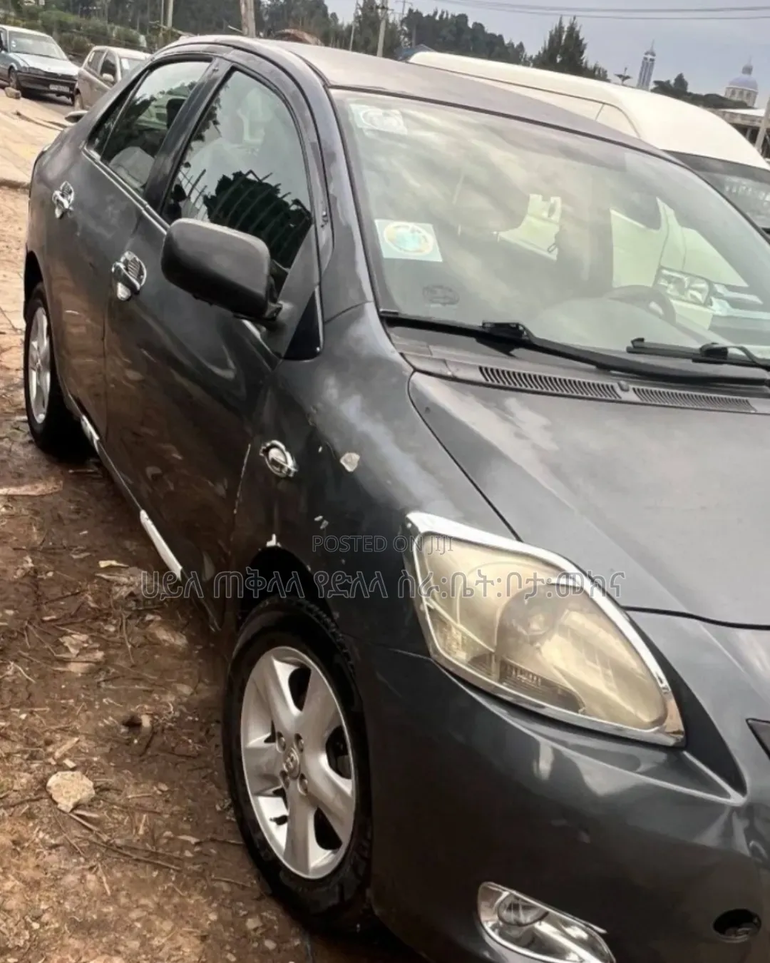 Toyota Yaris 2007 Matt Black
