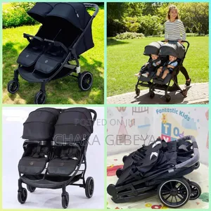 🍼 Kidilo Twin Baby Stroller (2-in-1 Double Stroller)