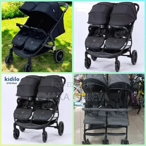 Kidilo Twin Baby Stroller
