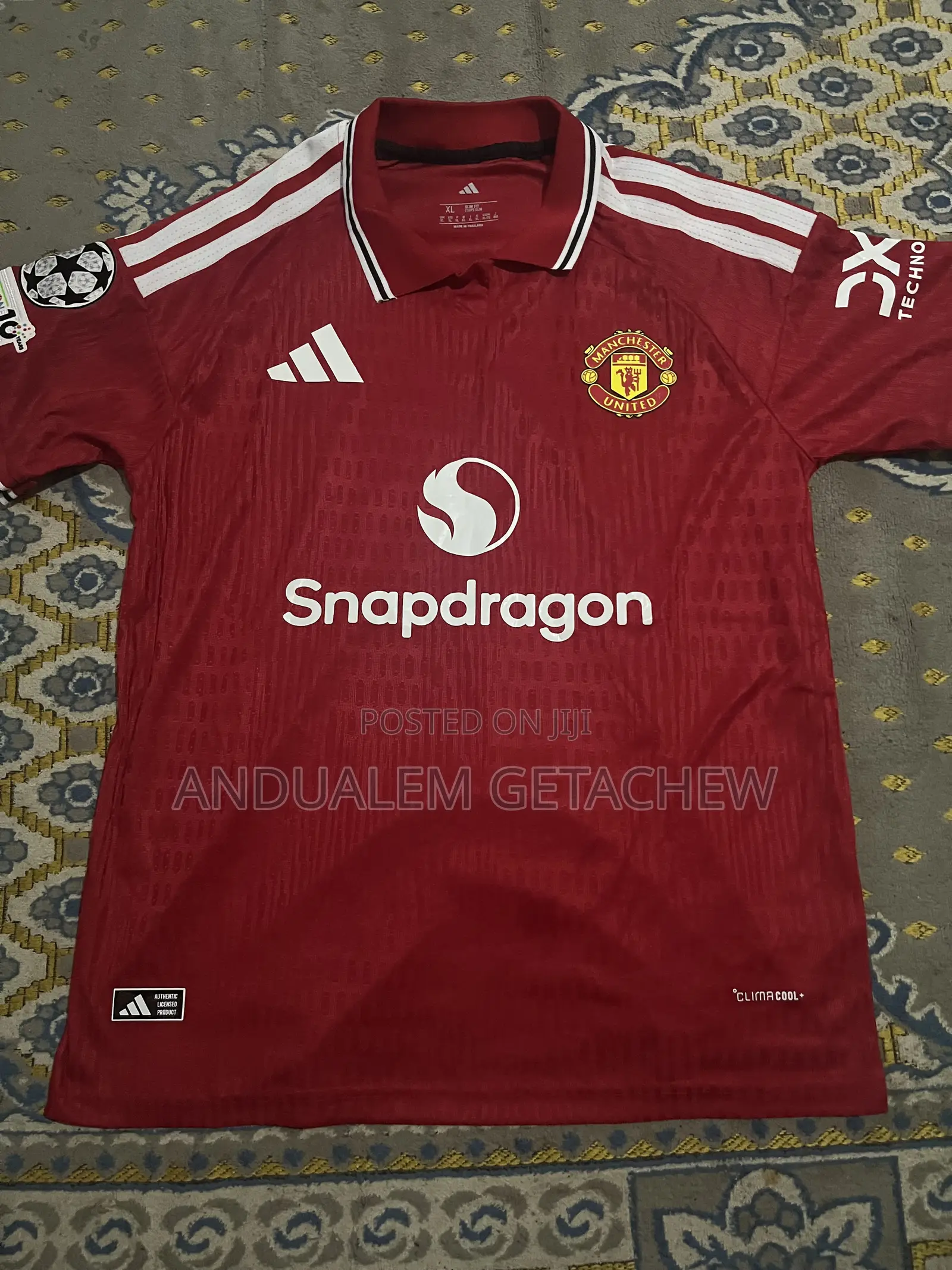 Arsenal and Manchester United Jersey