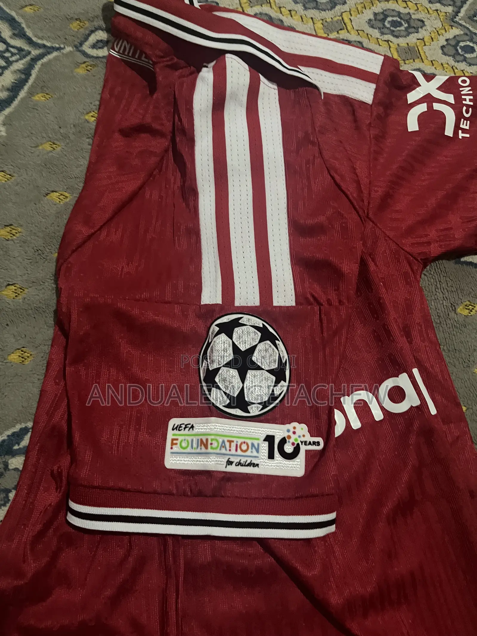 Arsenal and Manchester United Jersey