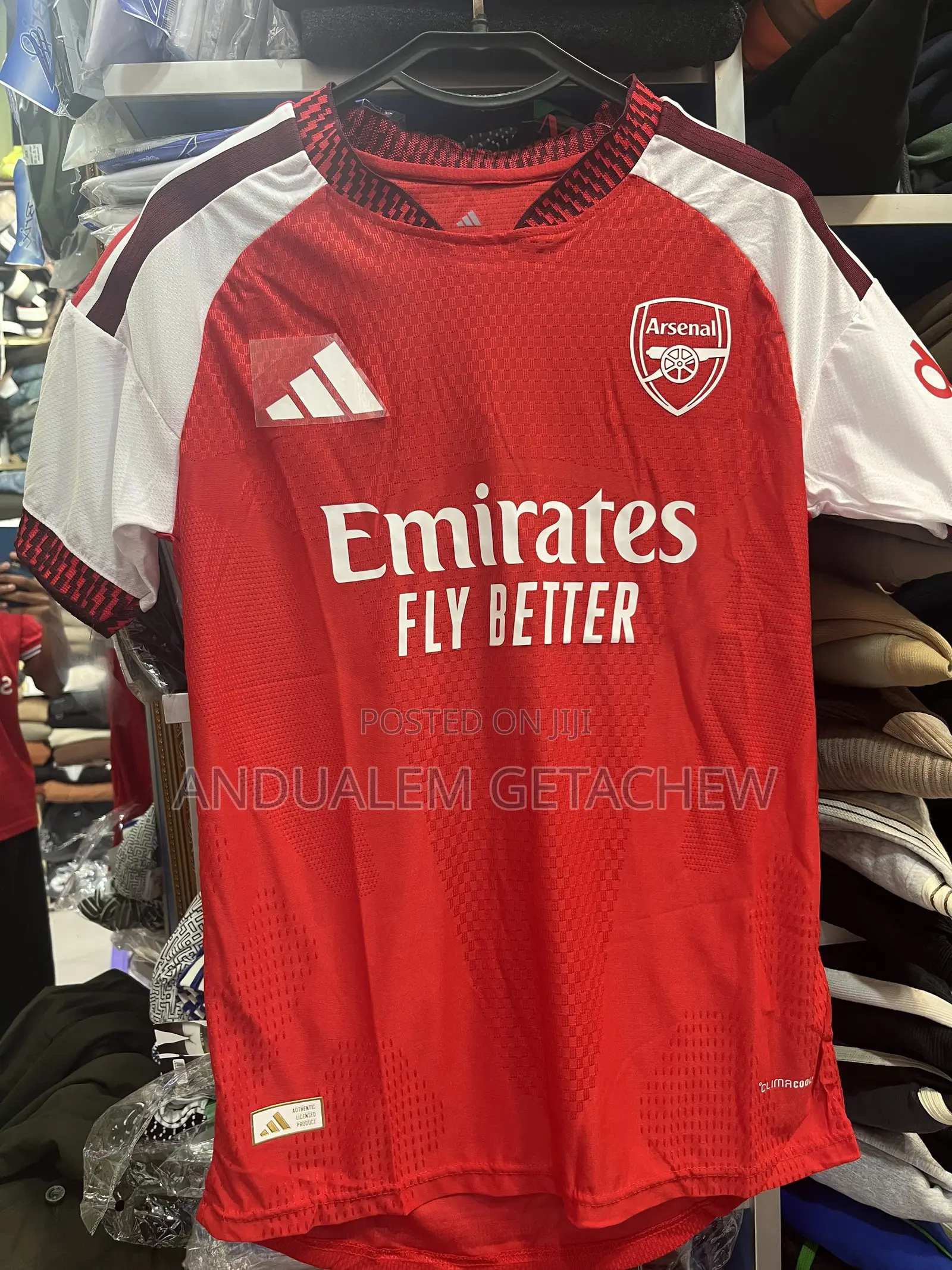 Arsenal and Manchester United Jersey
