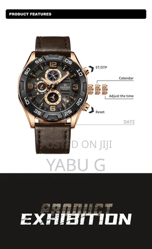 NAVIFORC Luxury Sport Men Watch Business Casual Quartz