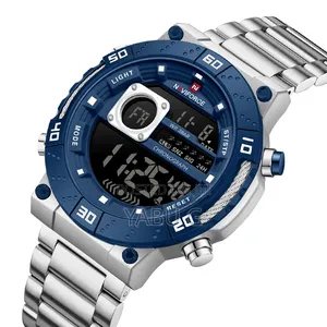 Naviforce
Men Watch Stainless Steel 46mm Silver Blue