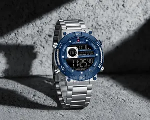 Naviforce
Men Watch Stainless Steel 46mm Silver Blue