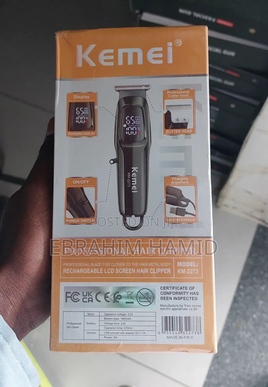 Kemei Professional Hair Clipper