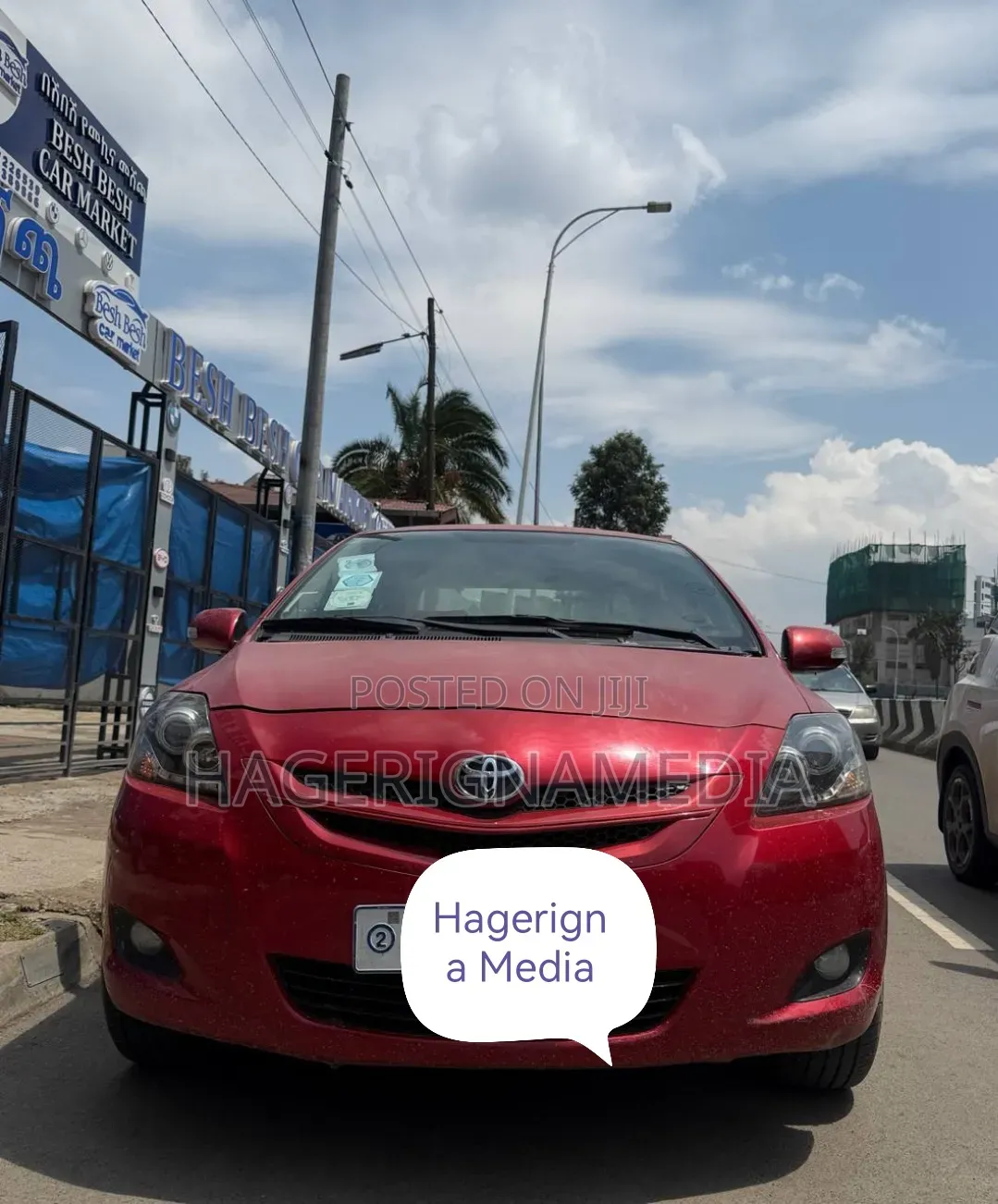 Toyota Yaris 2010 Red