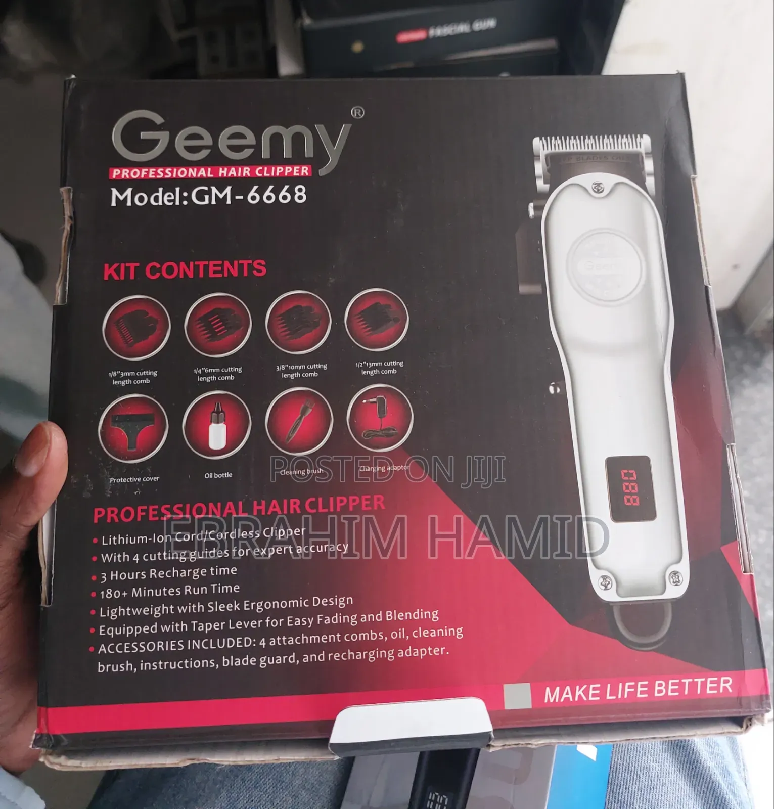 Geemy Professional Hair Clipper