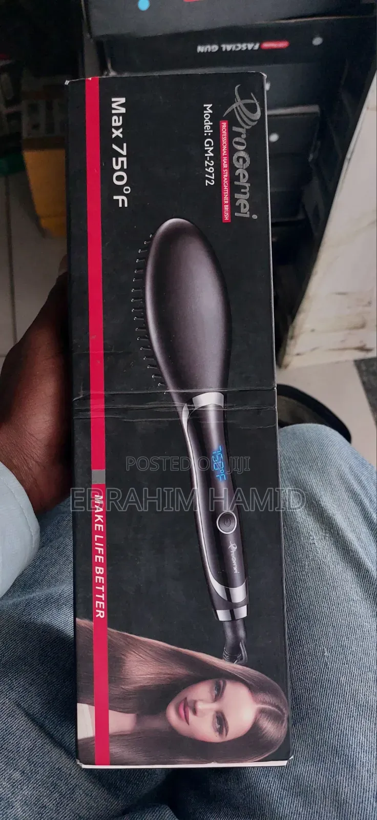 Pro Gemei Professional Hair Straightener