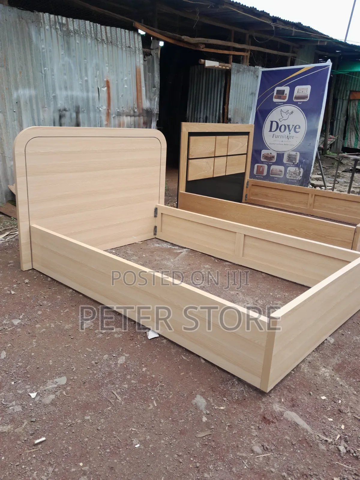 Laminated Wooden Color Bed