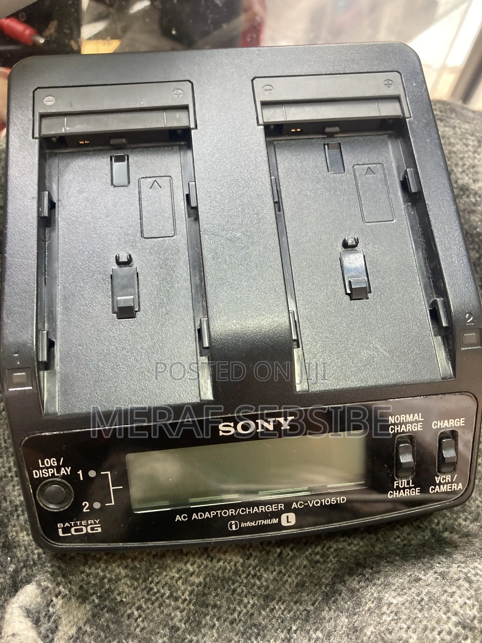 Original Sony AC-VQ1051D Dual Slot InfoLITHIUM L Series Battery Cha