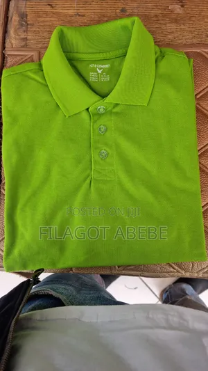 Export Standard Quality Lemon Color Polo T-Shirt