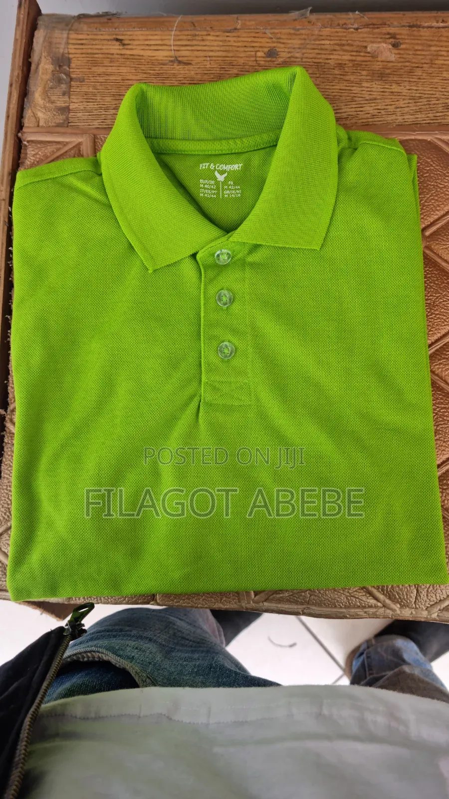 Export Standard Quality Lemon Color Polo T-Shirt