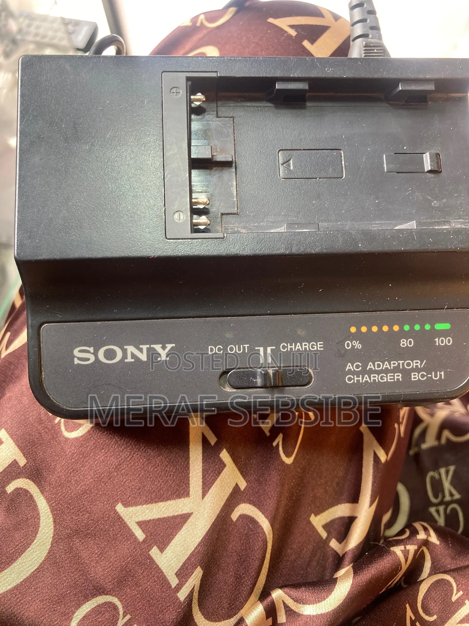 Sony BC-U1 AC Adaptor / Battery Charger for Sony BP-U Series Batterie