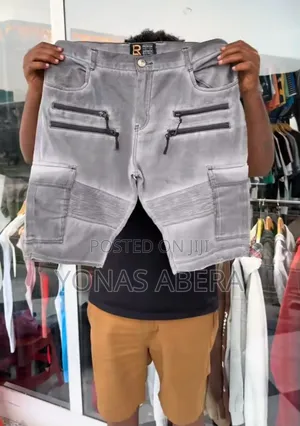 Men's Gray Cargo Short