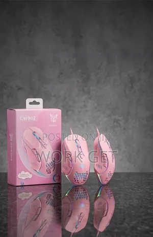 ONIKUMA CW902 Pink Gaming Mouse
•