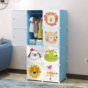 Wardrobe for Kids Clothes 8 Door