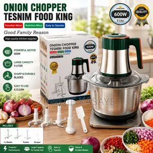 Tenim Food King Chopper - 600 Watts የሽንኩርትስ የስጋ መፍጫ