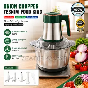 Tenim Food King Chopper - 600 Watts የሽንኩርትስ የስጋ መፍጫ