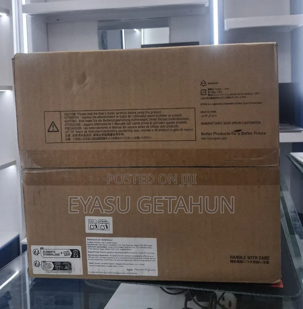 Brand New Packed With Cartoon Epson Projector Model : CO-W01 With
