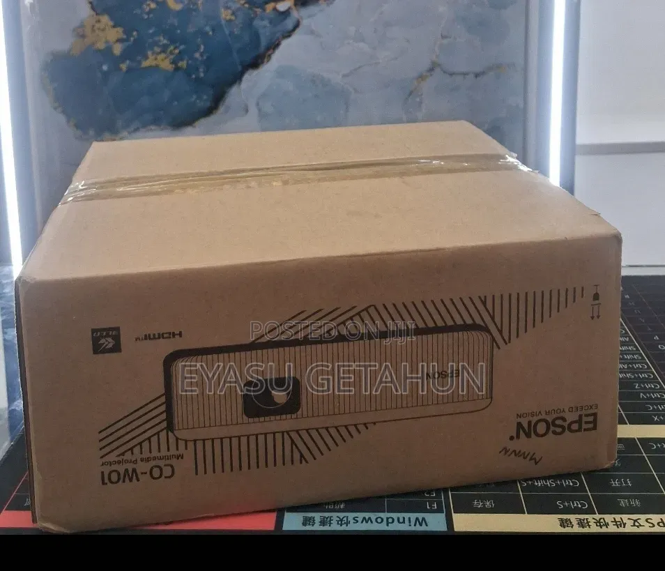 Brand New Packed With Cartoon Epson Projector Model : CO-W01 With