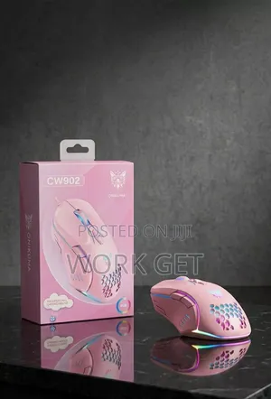 ONIKUMA CW902 Pink Gaming Mouse
•