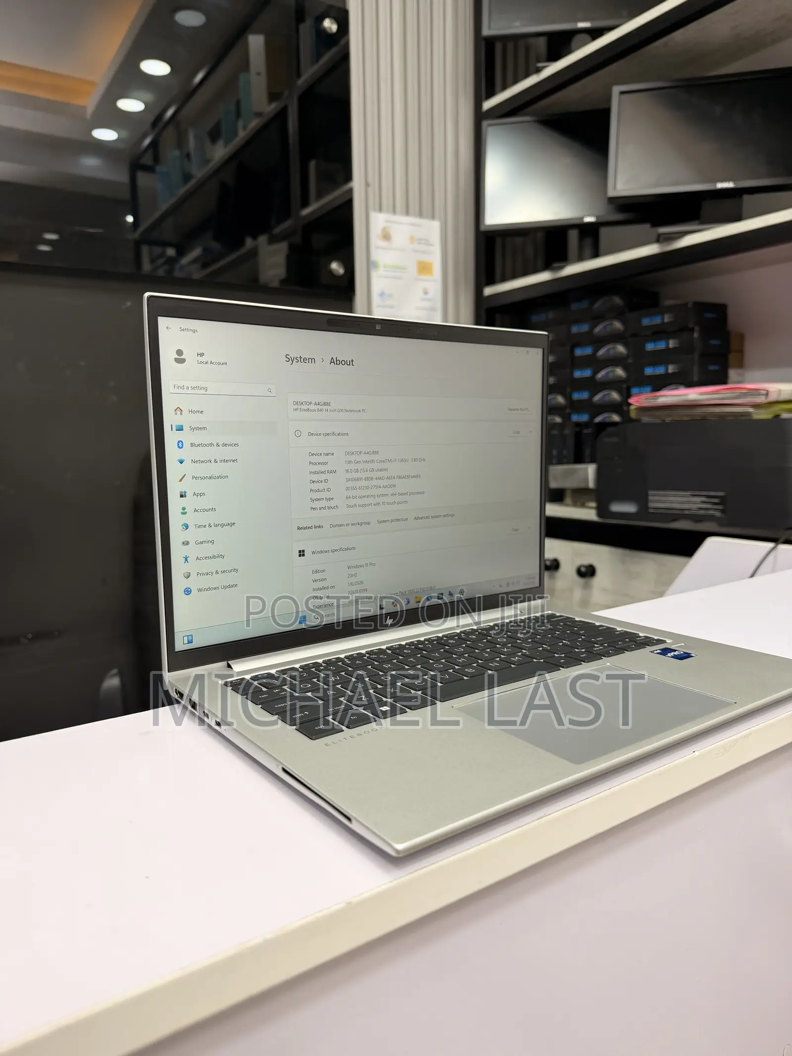 New Laptop HP EliteBook 840 16GB Intel Core i7 SSD 1T