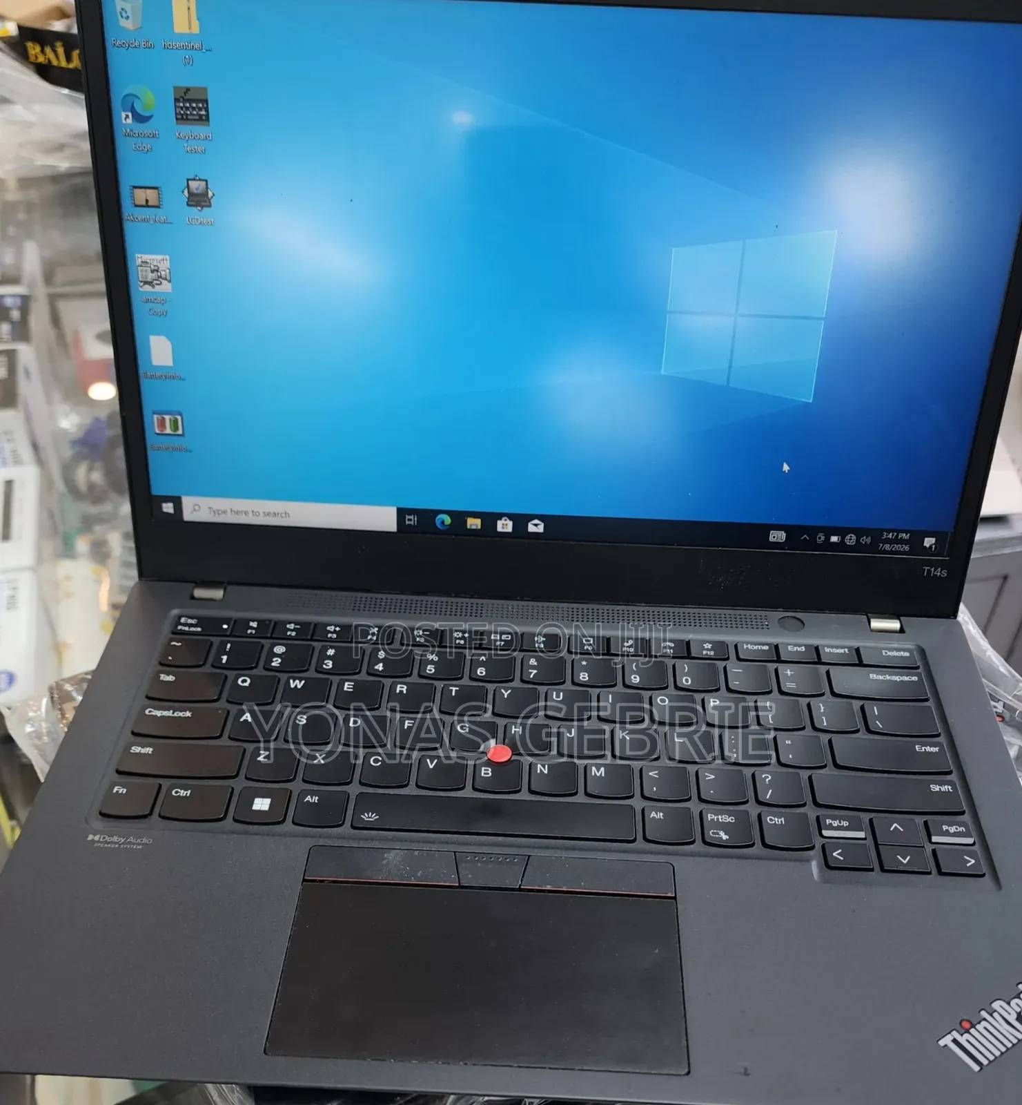 New Laptop Lenovo ThinkPad T14 16GB Intel Core i7 SSD 512GB