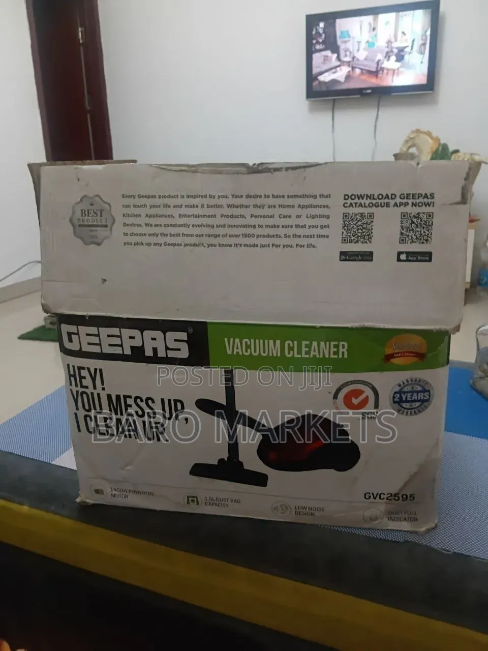 🧹 Geepas GVC2595 Vacuum Cleaner