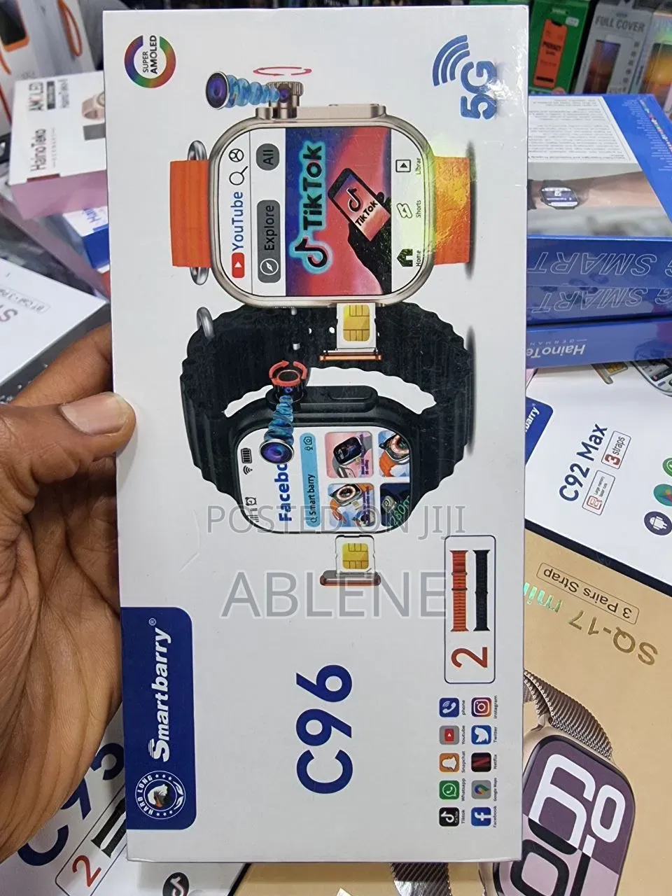 Smartberry C96 Sim Support Samrt Watch