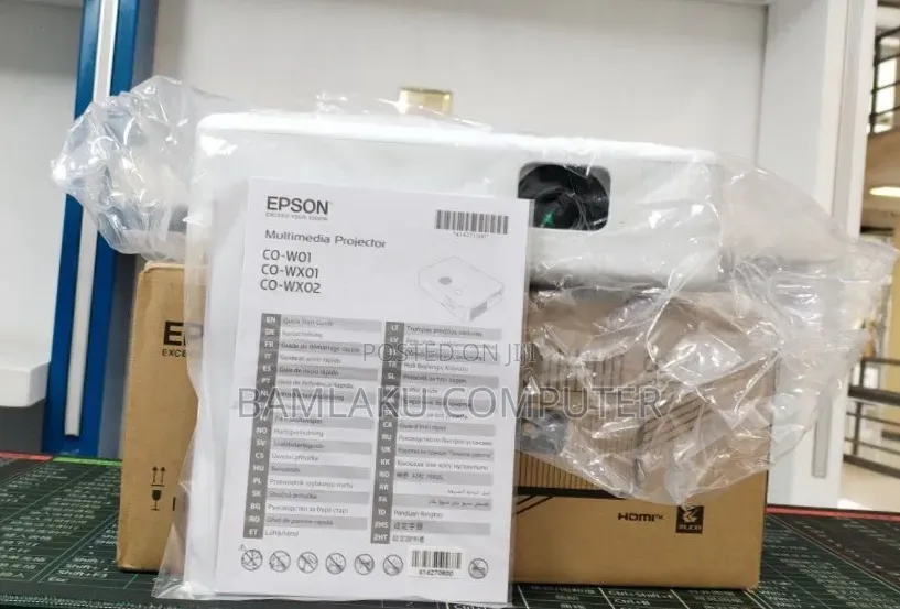 Brand New Packed With Cartoon
Epson Projector Model : CO-W01