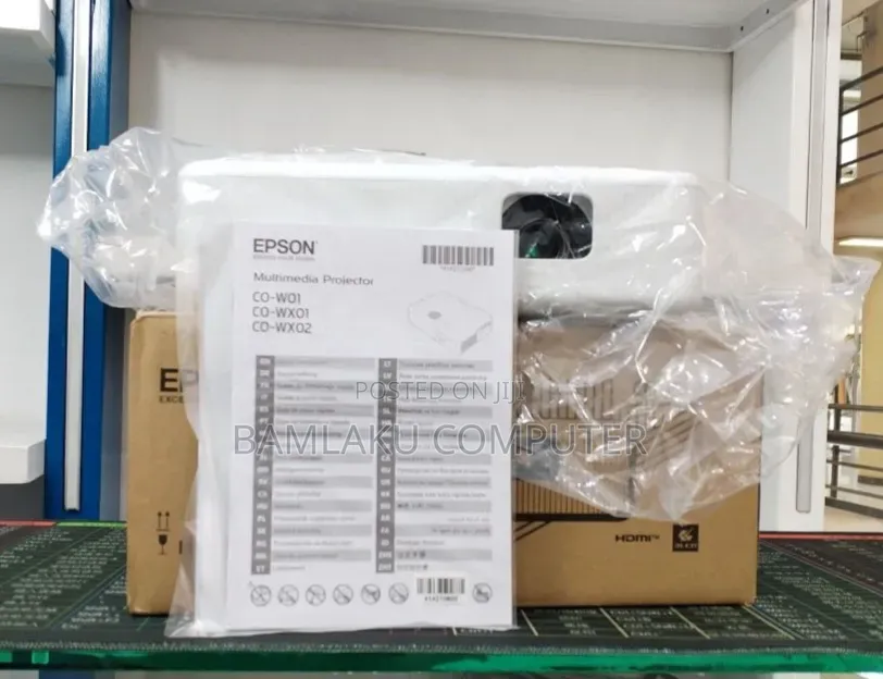 Brand New Packed With Cartoon
Epson Projector Model : CO-W01